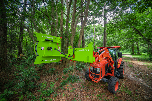 LaneShark equipment trimming trees