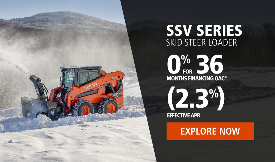 SSV Series Skid Steer Loader Promo