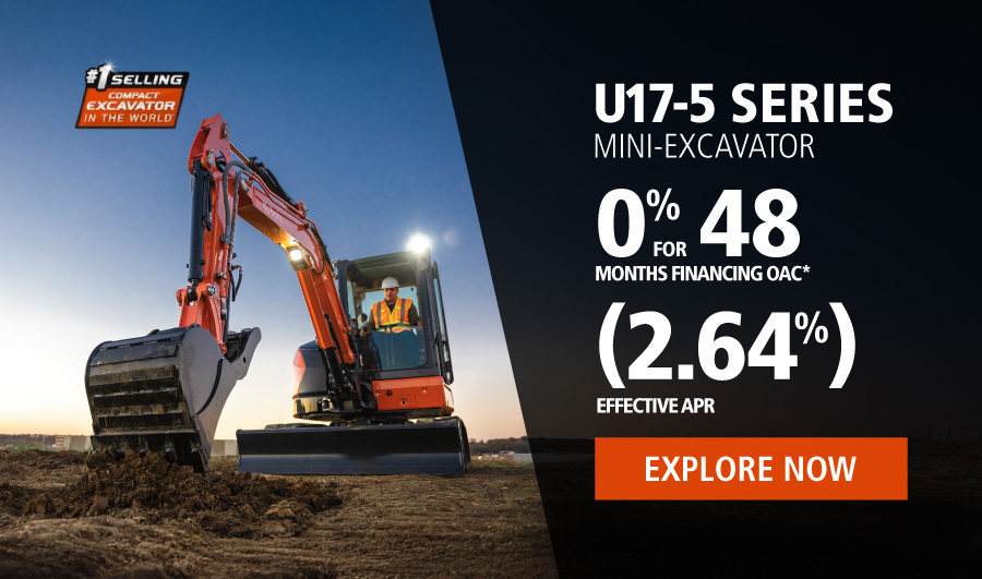 U17-5 Series Mini-Excavator Promo
